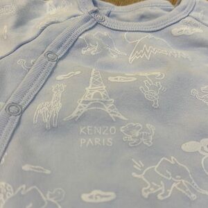 Kenzo Blue Footies with Parisian Whimsy